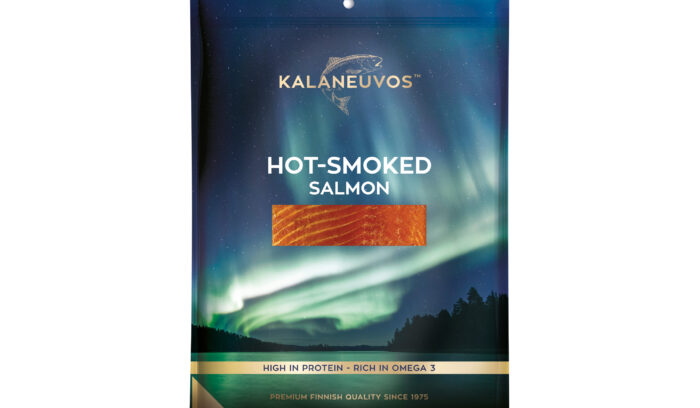 Hot-smoked salmon fillet, piece